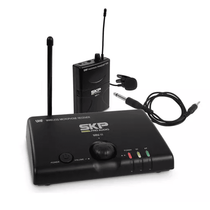 Sistema Microfono Inalambrico Lavalier MINI-III SKP  1