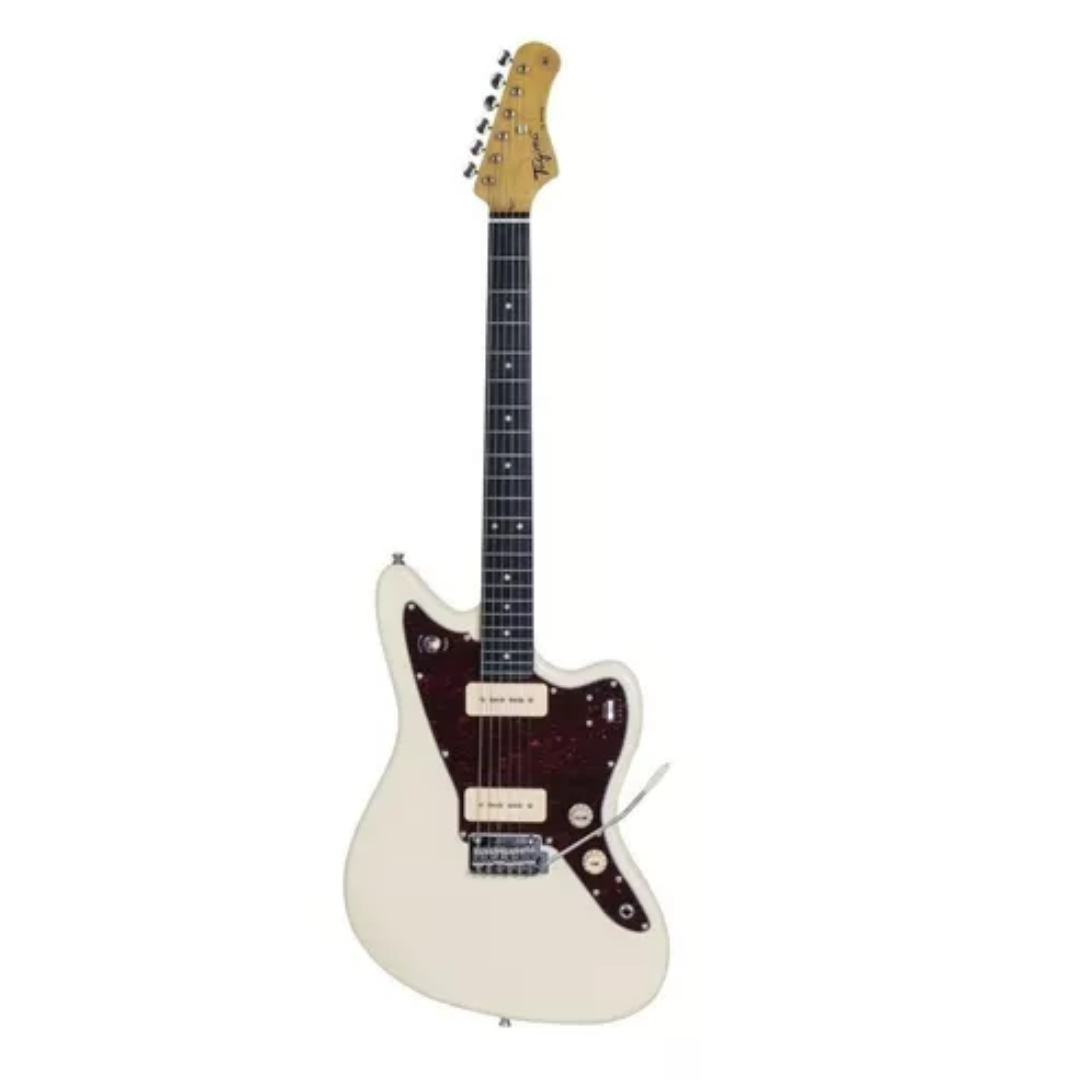 Guitarra eléctrica JM Blanca/Tortoise Tagima TW-61 OWH-D/TT