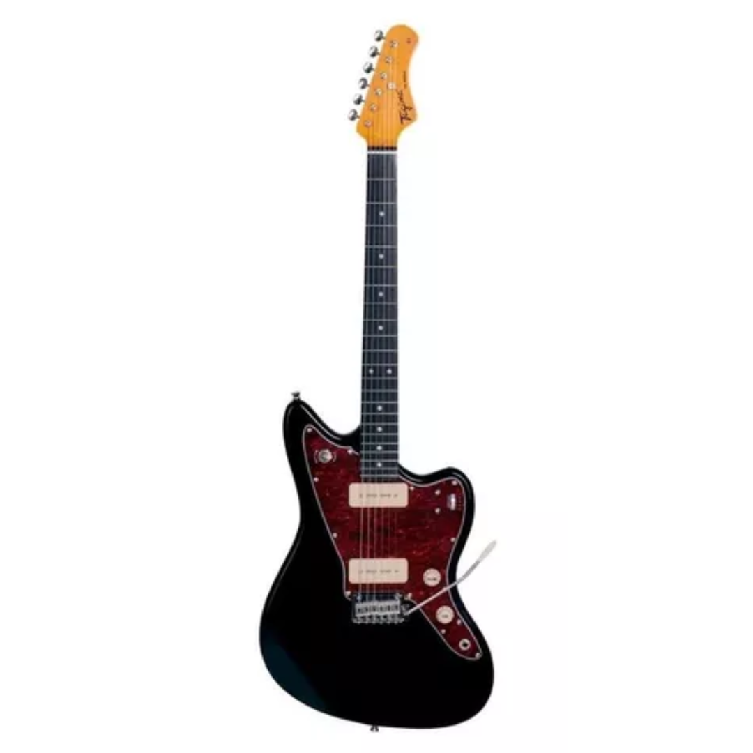 Guitarra eléctrica JM Negra/Tortoise Tagima TW-61 BK-D/TT