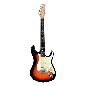 Guitarra Eléctrica Sunburst/Mint T-635 SB-D/MG TAGIMA