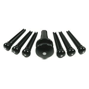 Set Pin Negro para Guitarra Acustica PWPS10 DADDARIO