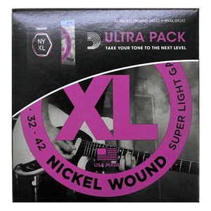 Set Cuerdas Guitarra Electrica Ultra-Pack 09-42 EXL120-NYXL0942 DADDARIO 
