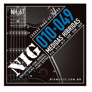 Set de Cuerdas para Guitarra Eléctrica NH-67 10-49 NIG STRINGS