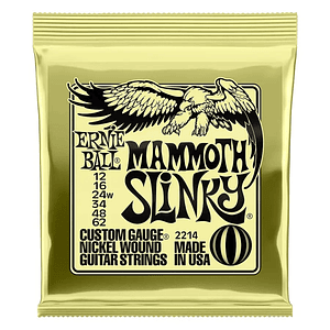 Set de Cuerdas Guitarra 2214 Mammoth Slinky 12-62 ERNIE BALL