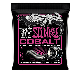 Set de Cuerdas Guitarra Eléctrica 6 Cuerdas 2723 Slinky Cobalt 09-42 ERNIE BALL