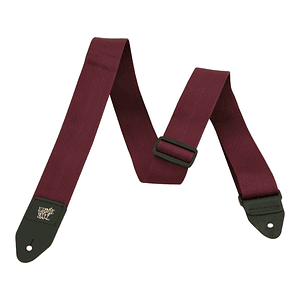 Correa Strap P04047 para Guitarra o Bajo Burdeo Granate ERNIE BALL