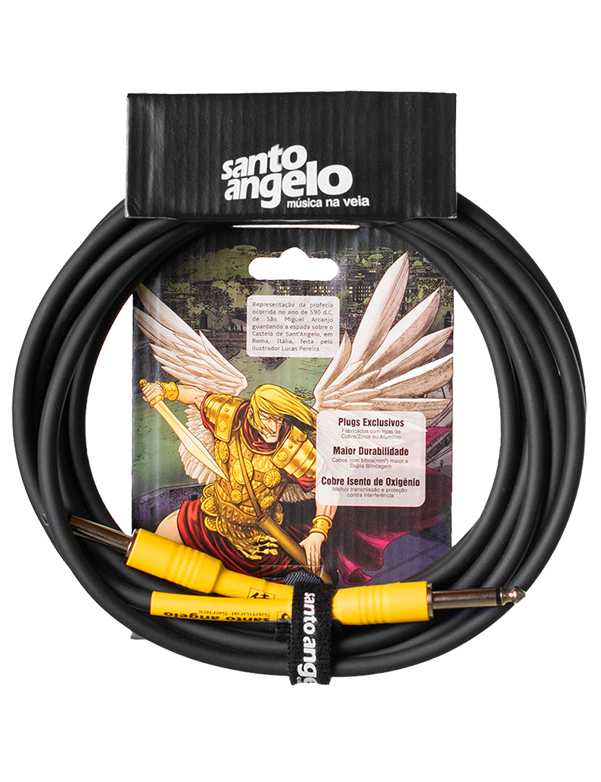 Cable Instrumento Santo Angelo SAMURAI-10 Conector Recto 3M