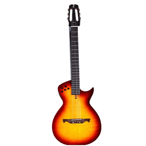 Guitarra Semi hollow Nylon Sunburst MODENA I NY-EQ-CB TAGIMA