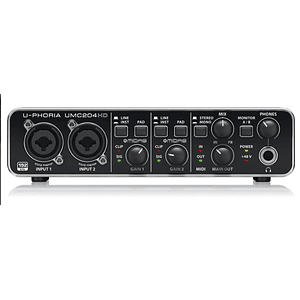 Interfaz de Audio UMC204HD BEHRINGER
