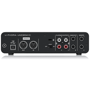 Interfaz de Audio UMC204HD BEHRINGER