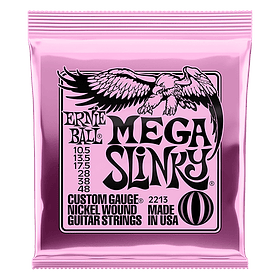 Set Cuerdas Guitarra Eléctrica 2213 Mega Slinky 10.5-48 ERNIE BALL