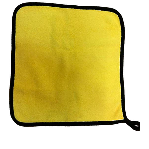  Paño Microfibra Grueso 30x30 Amarillo/Gris 10MAS1