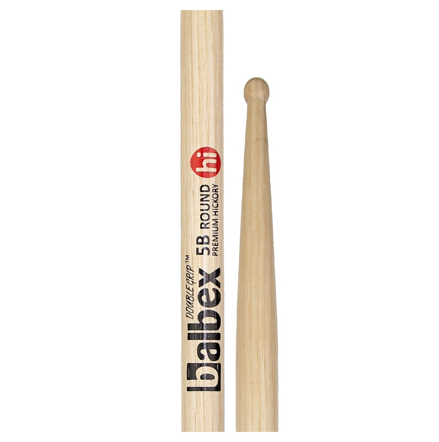 Baqueta Hickory 5BR ROUND Punta Madera HI5BR BALBEX