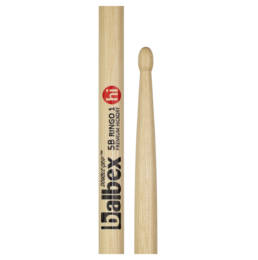 Baqueta Hickory 5B RINGO 1 Punta Madera HIR1-5B BALBEX