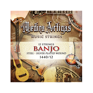 Set Cuerdas Banjo 12 Cuerdas MEDINA ARTIGAS 1440/12D