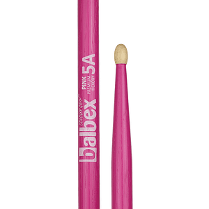 Baqueta Hickory HI5APINK Punta Madera 5A PINK BALBEX 