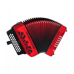 Acordeón Verdulero Compradre Rojo A4824 Hohner