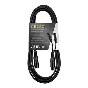 Cable XLR - XLR para Micrófono 6 metros CBL20 AUDIX