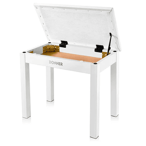 Banqueta para Piano DKB-10 Blanco EC6612 DONNER