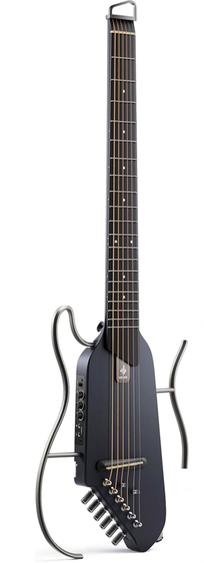 Guitarra Electroacústica Donner HUSH-I BK negra EC1782