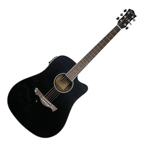 Guitarra Electroacustica NEGRA WS-20 EQ BK TAGIMA