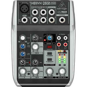Consola Analoga 5 Canales USB Xenyx Q502USB Behringer