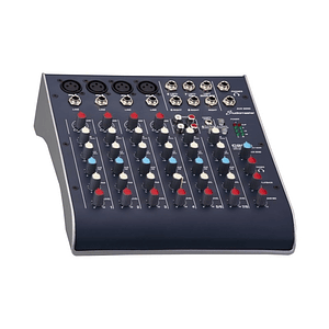 Mixer 4 canales Xlr y 2 line Stereo con USB Studiomaster