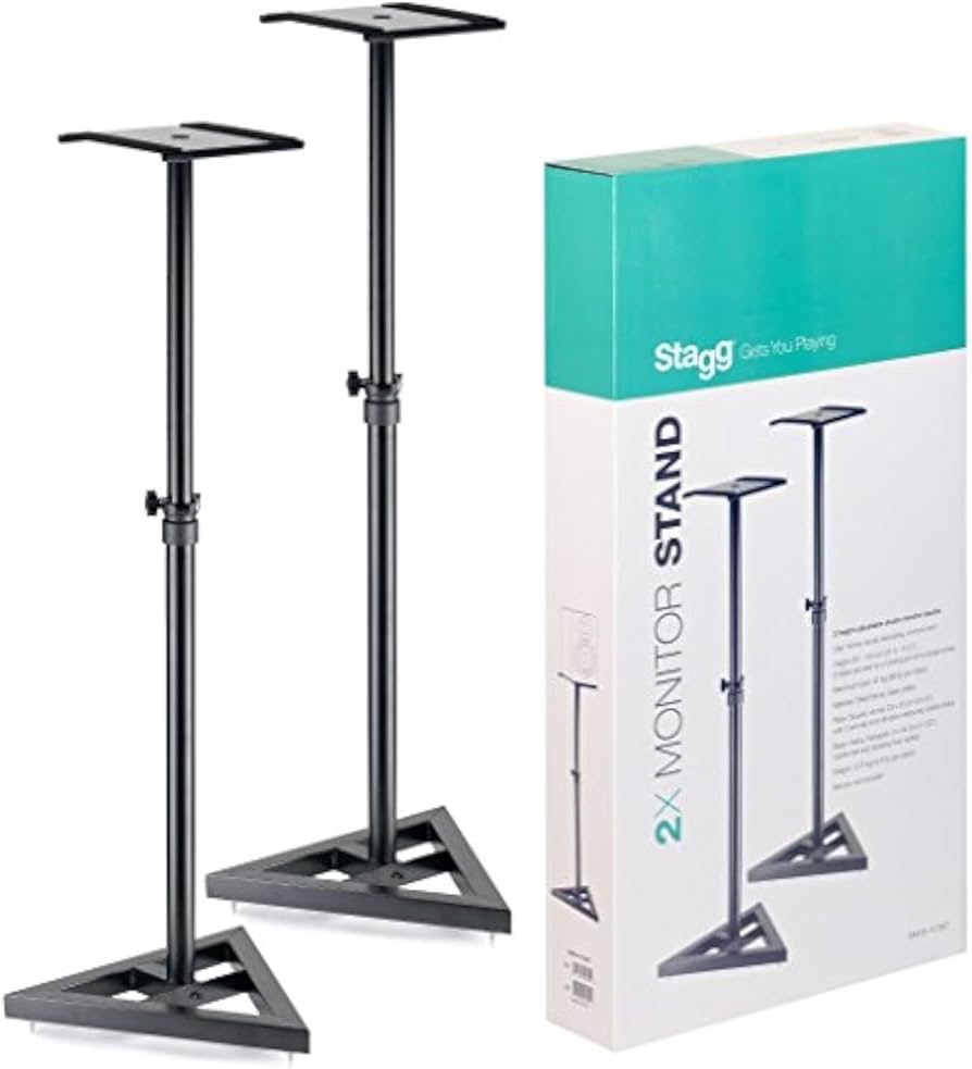 Atriles Para Monitores de Estudio Stagg (2 unid) SMOS-10