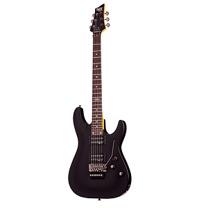 Guitarra Eléctrica C-1 FR Midnight Satin Black SGR by SCHECTER