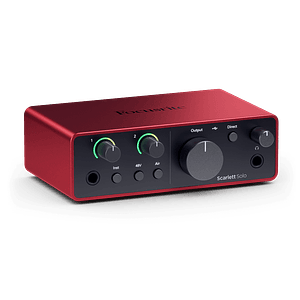 Interfaz de Audio Scarlett Solo (4th Gen) FOCUSRITE