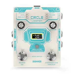 Pedal Looper y Caja de Ritmos Circle Looper EC1289 DONNER