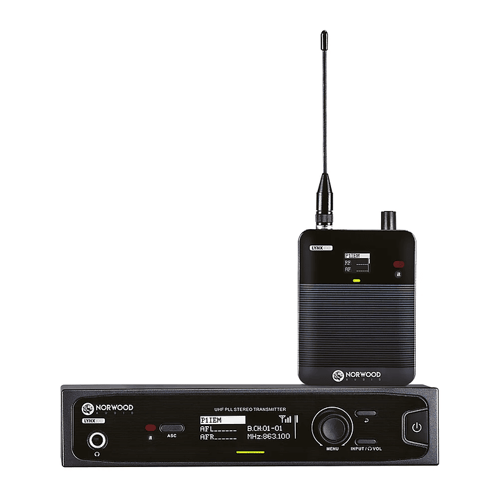 Sistema Monitoreo In-Ear Inalámbrico LYNX100 NORWOOD 1