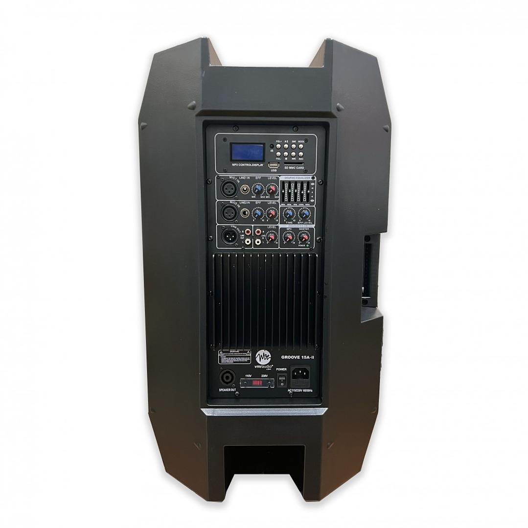 Caja Activa de 15 Pulgadas c/ Bateria GROOVE15GO-II VMR AUDIO 2