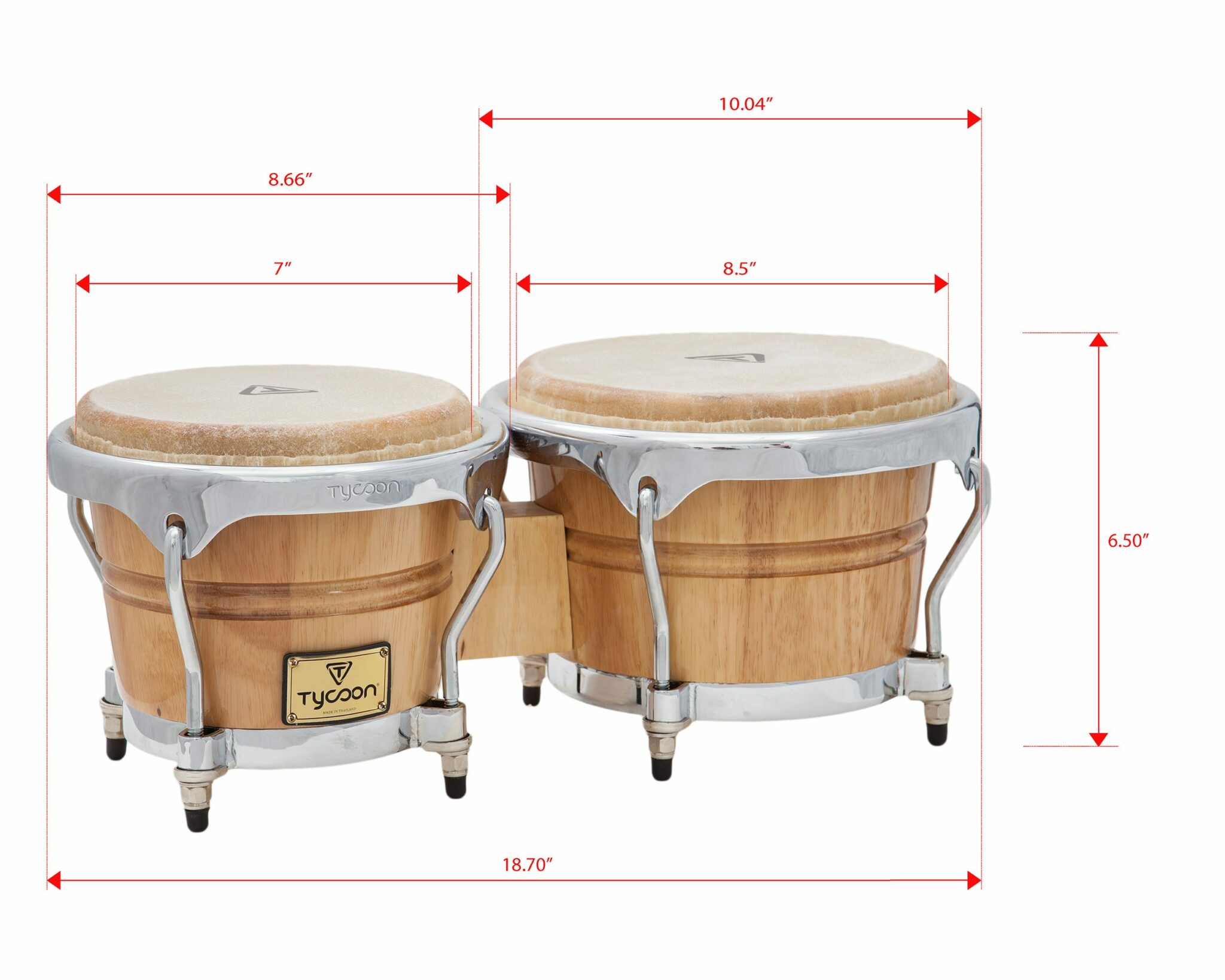 Bongo Master Series 7/8.5 Natural MTBC-CN Tycoon