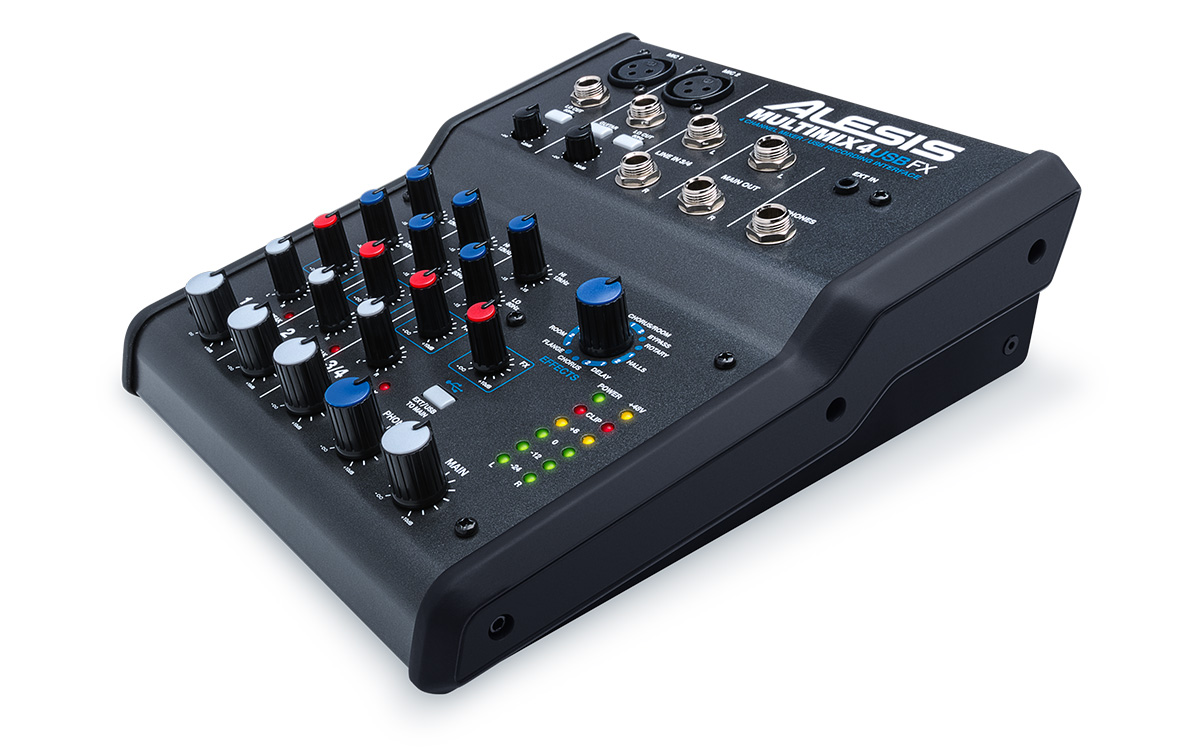 Mixer 4 canales MM4USBFX Alesis