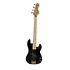 Bajo eléctrico V30 Coaster escala corta Gloss Black/Black Vintage V30MBLK