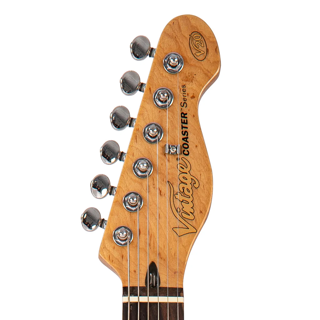Guitarra Electrica Tipo TC Coaster V20BLK Vintage 5