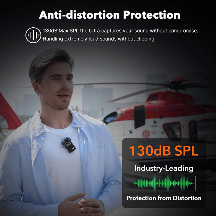 Microfono Lavalier Inalambrico 2 Canales ULTRA Saramonic 5