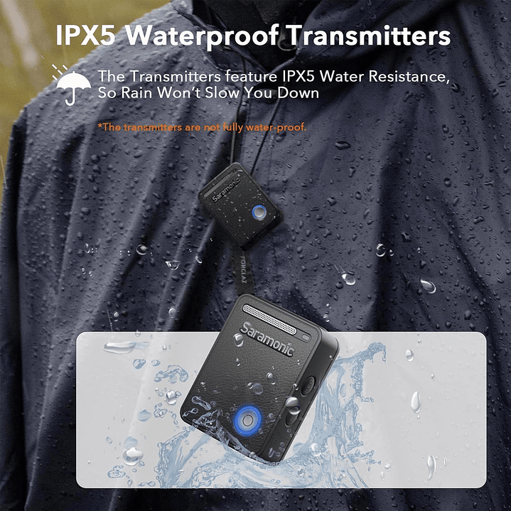 Microfono Lavalier Inalambrico 2 Canales ULTRA Saramonic 7