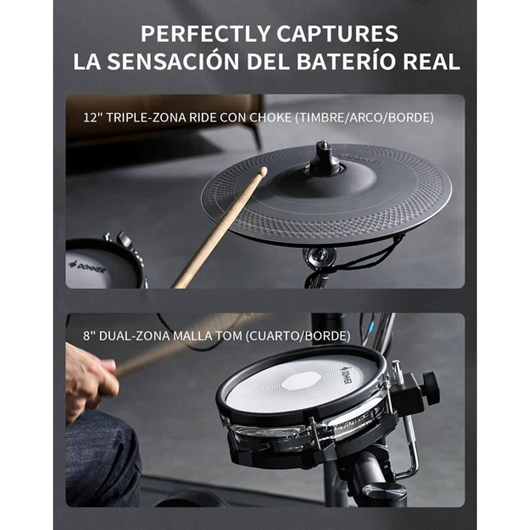 Batería Electrónica BEAT DONNER 2