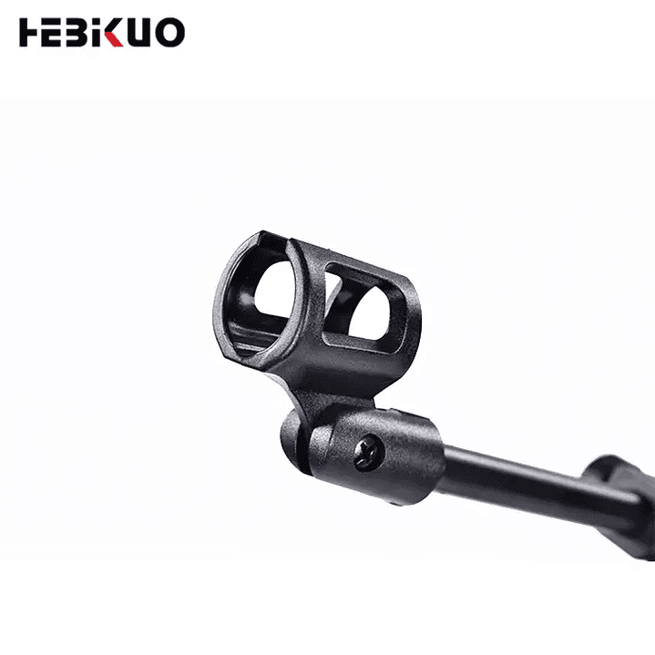 Atril Microfono Boom Pequeño Base Redonda M-210A Hebikuo 2