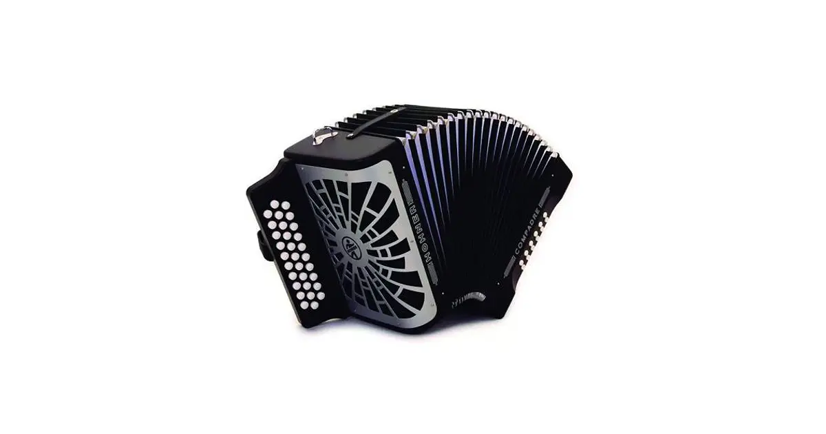 Acordeón Diatónico Compadre Negro A4822 Hohner