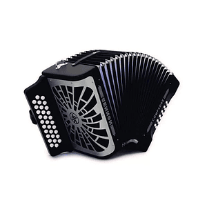 Acordeón Diatónico Compadre Negro A4822 Hohner