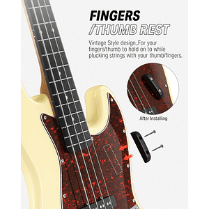 Bajo Electrico DJB-510R 4C Blanco/Tortoise EC1389 DONNER