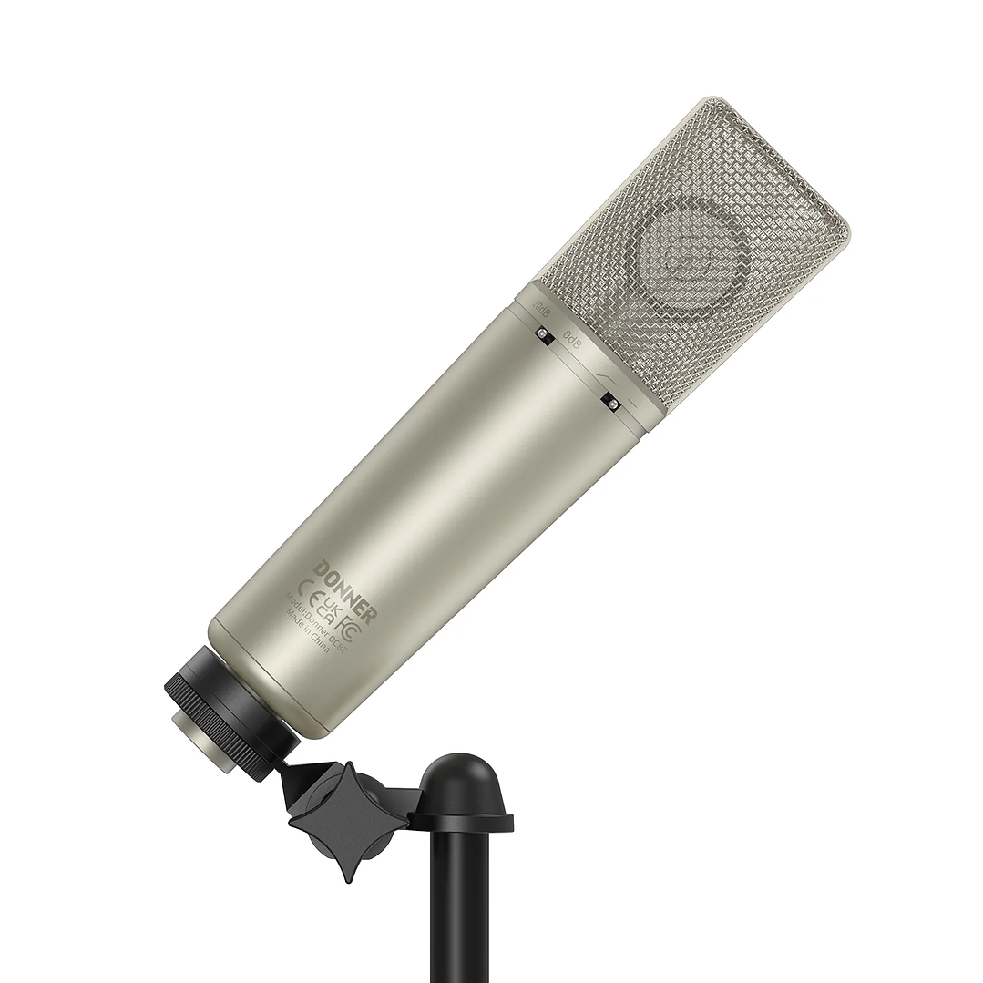 Microfono Condensador Diafragma Grande DC87 EC2802 Donner 4