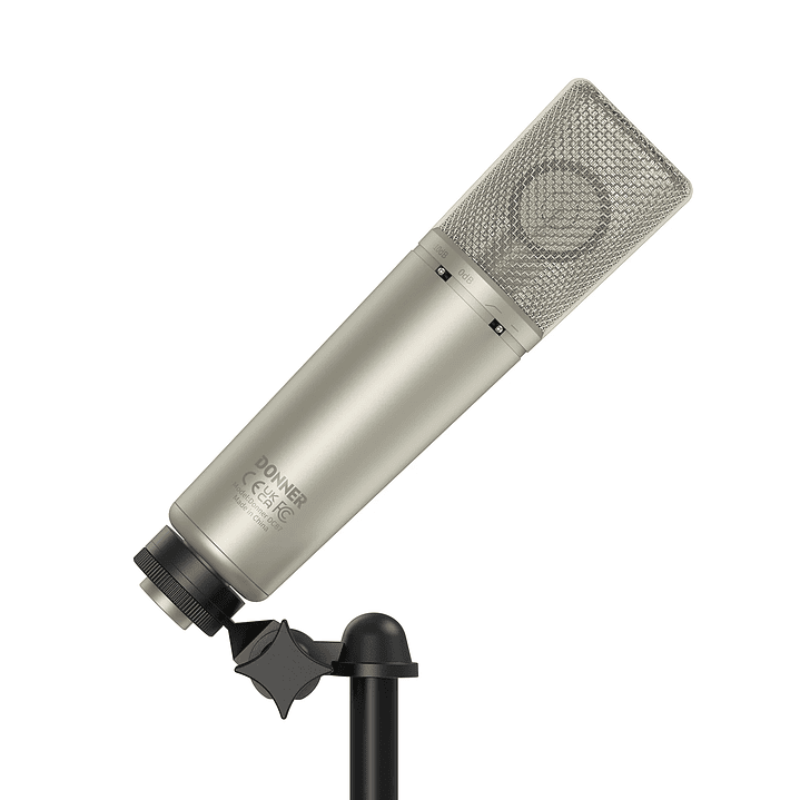 Microfono Condensador Diafragma Grande DC87 EC2802 Donner 4