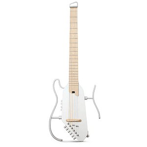 Guitarra Electroacustica Hush-I Pro Blanca EC6868 DONNER