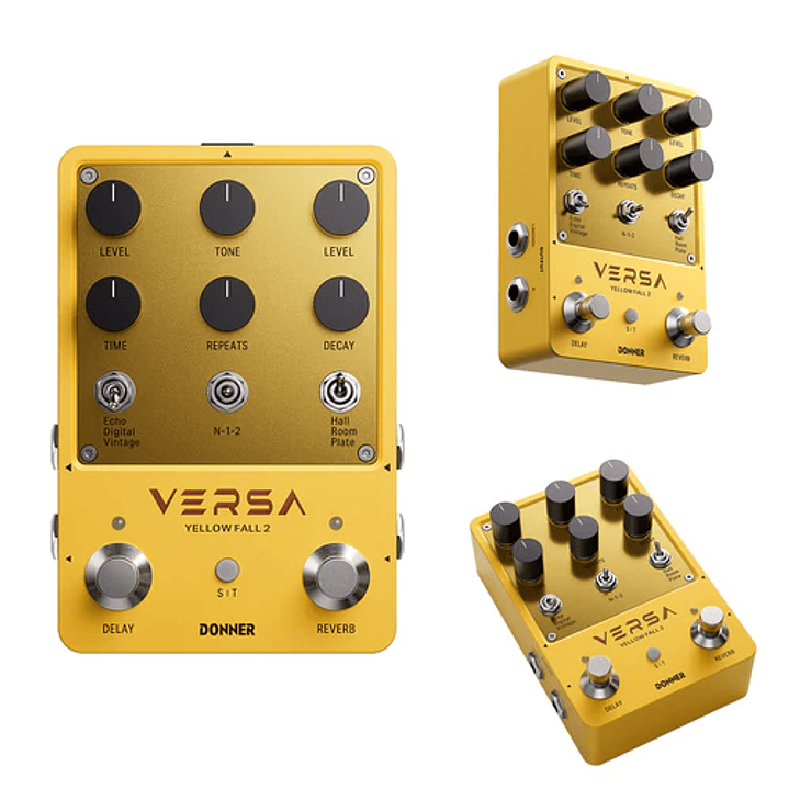 Pedal Delay Yellow Fall II Versa EC6926 Donner 1