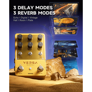 Pedal Delay Yellow Fall II Versa EC6926 DONNER