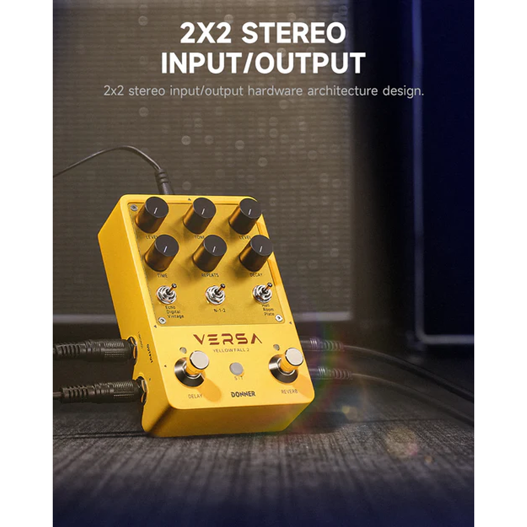 Pedal Delay Yellow Fall II Versa EC6926 Donner 3